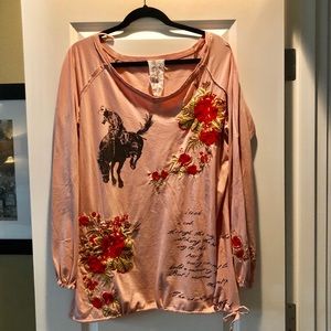 Beautiful Johnny Was long sleeve top